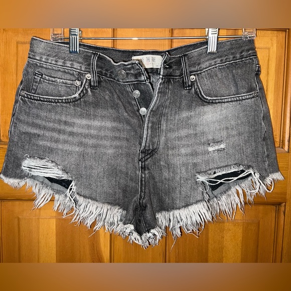 We The Free Pants - We the Free - Women’s Frayed Denim Shorts -27